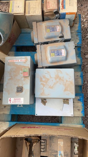 Lot of disconnects & boxes