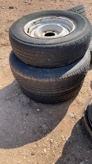 Lot of 3—15” tires & wheels