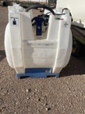 Chemical tote with pump