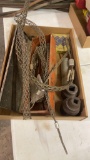 Box of tools,Kellems wire grips & bearings