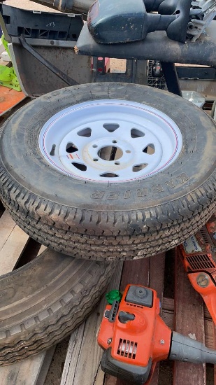 Trailer tire & rim