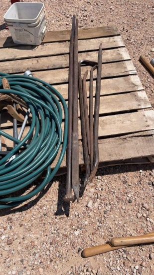 Lot of digging & pry bars