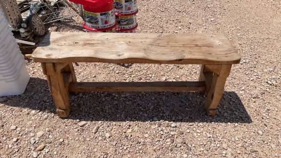 Wood bench