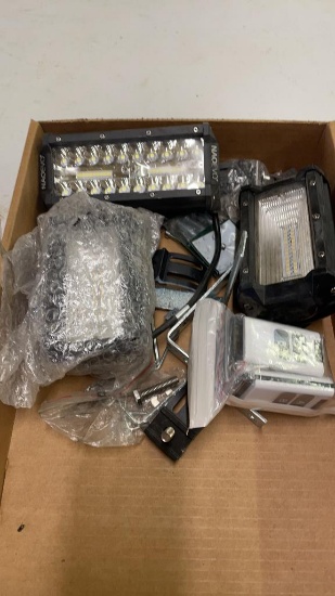 7” LED light bars & remote relay kit