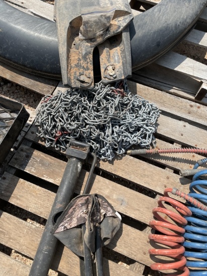 Lot of tire chains