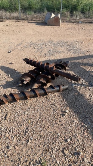 Lot of 4 auger bits