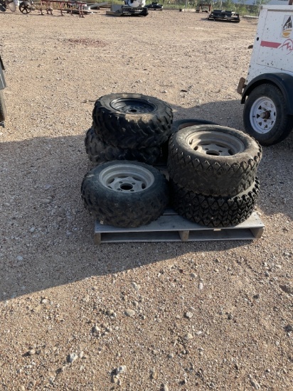 Pallet of ATV & golf cart tires