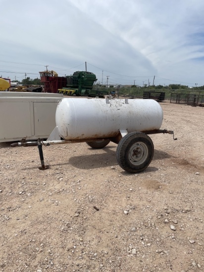 250gal diesel tank on single axel trailer