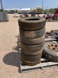 Lot of 7–ST175/80D13 boat trailer tires