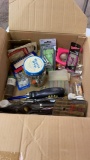 Box of misc items