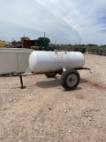 250gal diesel tank on single axel trailer