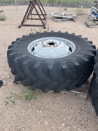 16.9R28 tractor tire on 15” rim