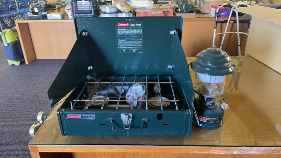 Coleman dual fuel campstove & lantern