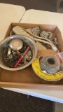 Lot of wire,chain links & other misc items