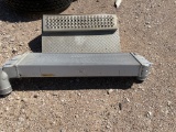 Aluminum truck battery box cover & radiator