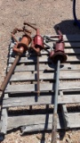 Lot of 3 hand pumps