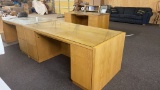 72”x36” office desk w/glass top