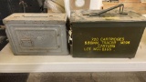 2 empty ammo cans