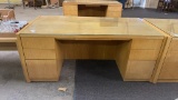 72”x36” office desk w/glass top