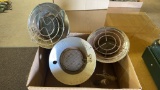 Lot of 3 tank top propane heaters