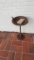 Metal bird bath