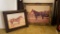 2- Large Framed Horse Photos