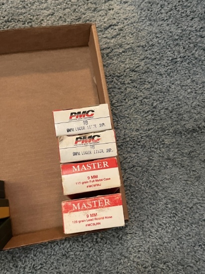 9mm ammo. 1box missing a few
