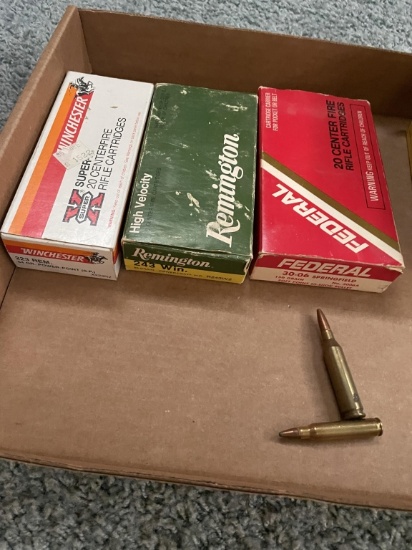 Lot misc rifle ammo