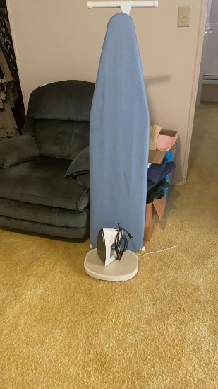 Ironing board, iron & scales