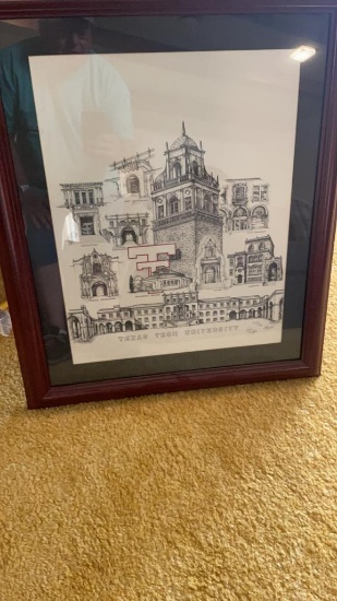 Print of Texas Tech by Larry Bridges