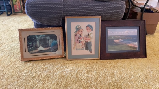 Lot of 3 Framed pictures