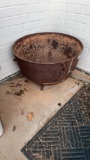 Large cast iron pot