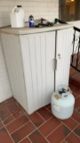 Outdoor storage cabinet