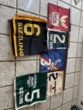 Lot of racing saddle towels