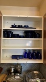 Blue glasses & dishes