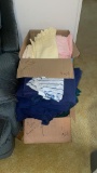 2 boxes of sheets& pillowcases