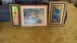 Lot of 3 Floral Paintings