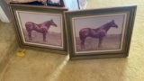 Pair of matching horse photos