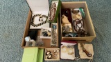 2 boxes of assorted jewelry
