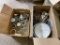 2 boxes of canning pots, jars & lids