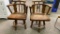 Pair of swivel chairs