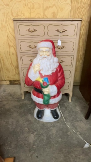 Outdoor illuminated Santa