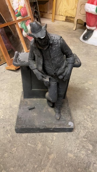 Cowboy statue