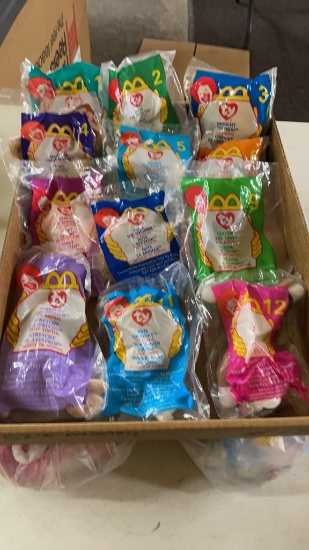 Set of 12 McDonald’s 1999 ty  teenie beanie babies