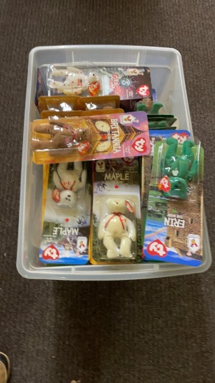 Tub of Ronald McDonald House Charities ty beanie