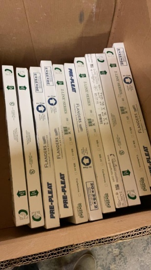 11- 20x25x2 pleated filters