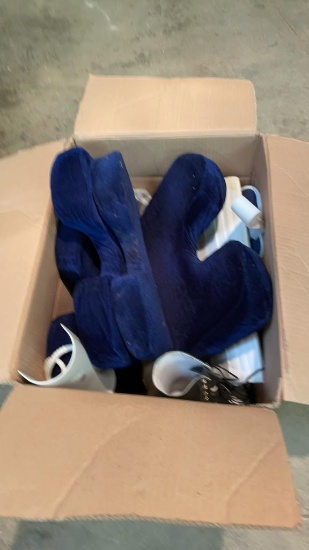 Box knee, ankle braces & support chair cushions