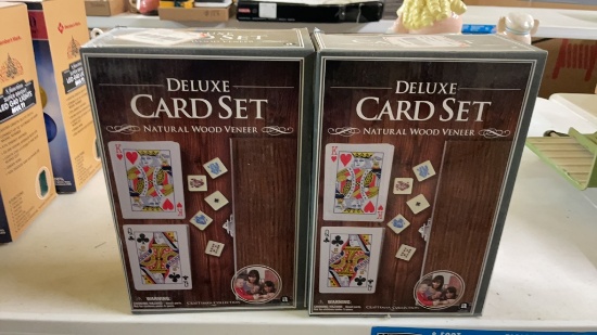 New lot of 2 deluxe card sets
