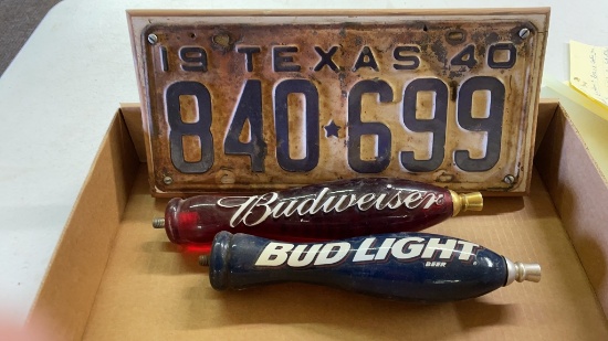 Box of Bud Light & Budweiser keg dispenser