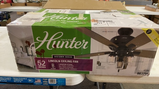 Hunter 52” Lincoln ceiling fan